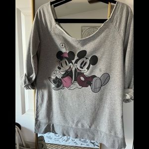 Disney cut off sweater